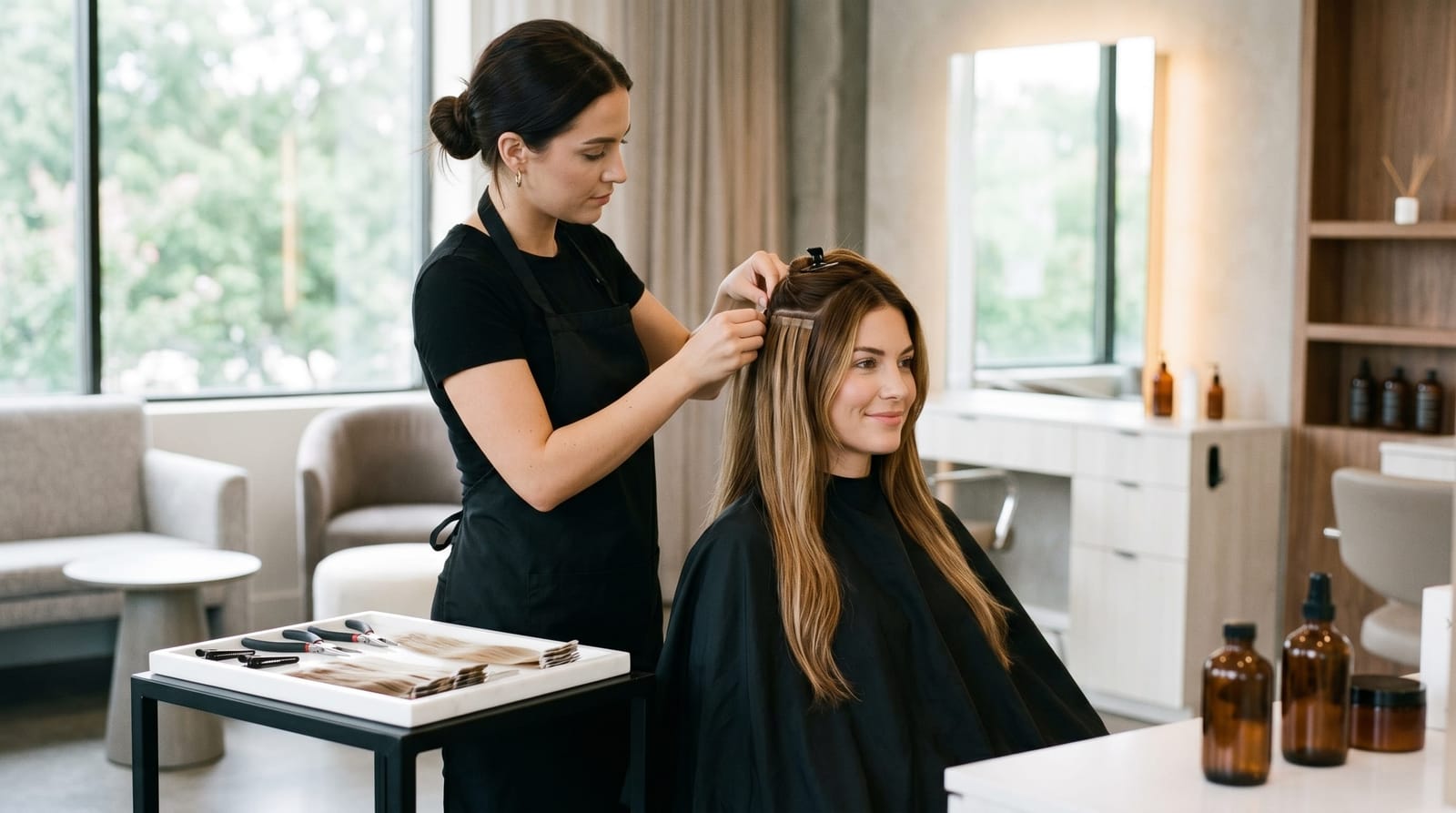 Professional Hair Extensions: Application, Maintenance & Removal Services in NJ