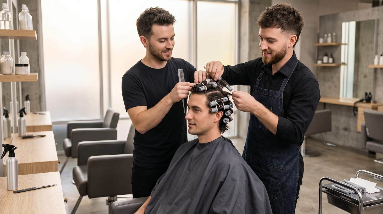 Men's Perms and Waves: Adding Texture and Volume to Men's Hair